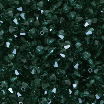 Bicono Preciosa Emerald 4mm