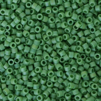 Perline Delica Miyuki 11/0 Matte Opaque AB Light Green