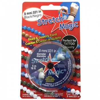 Filo Elastico Stretch Magic Nero 0,8mm