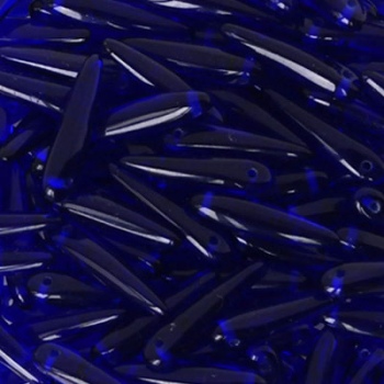 Perline Thorn Transparent Blue 5x16mm
