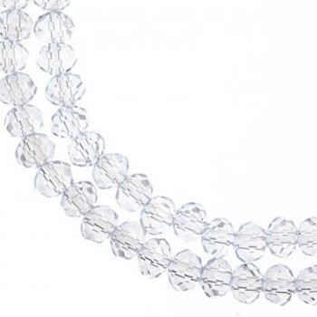Rondella Cinese Glass 4x3mm Crystal AB