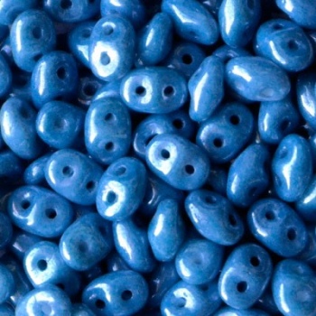 Perline  Superduo 2.5x5mm Blue Luster