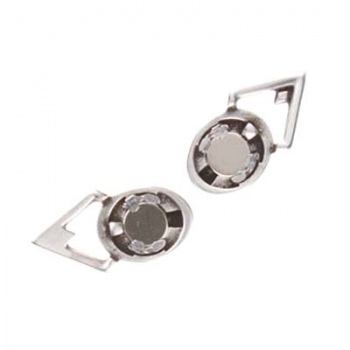 Gyalos-Chiusura Magnetica x Gemduo Argentata Anticata 24x9mm