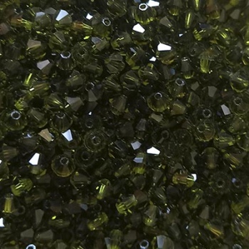 Bicono Preciosa Olivine 3mm