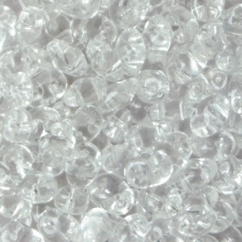 Perline Superduo 2.5x5mm Crystal