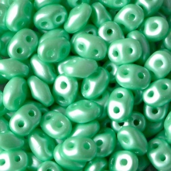 Perline Superduo 2.5x5mm Pastel Light Green Chrys