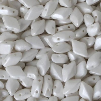 Perline Gemduo Pearl Shine White 8x5mm