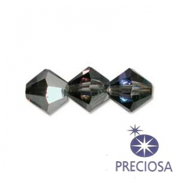 Bicono Preciosa Crystal Heliotrope 6mm