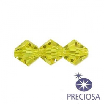 Bicono Preciosa Citrine 6mm