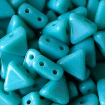 Perline Kheops® par Puca® 6mm Opaque Green Turquoise
