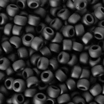 Perline Rocailles Miyuki 5/0 Matte Black