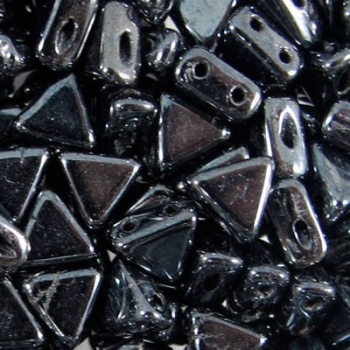 Perline Kheops® par Puca® 6mm Jet Hematite