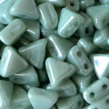 Perline Kheops® par Puca® 6mm Opaque Light Green Luster