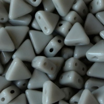 Perline Kheops® par Puca® 6mm Opaque Grey