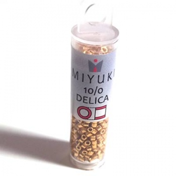 perline delica miyuki 10/0 duracoat galvanized yellow gold