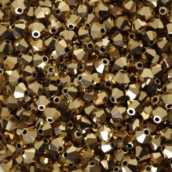 Bicono Preciosa Crystal Aurum Full 3mm