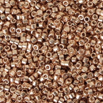 Delica Miyuki 11/0 Dyed Galvanized Gold