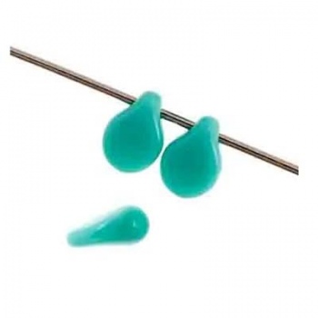 Perline Preciosa Pip Opaque Turquoise Alabaster 5x7mm