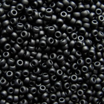 11-9401F-perline-rocailles-miyuki-11-0-matte-black-tubicino