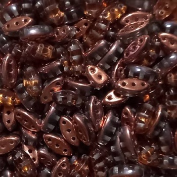 CA10014-perline-cali-bead-crystal-half-gold-8x3mm