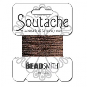 Blister Cordoncino Soutache Rayon Metallic Bronze 3mm