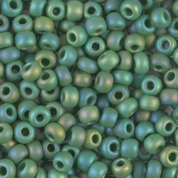 perline-rocailles-miyuki-60-matte-opaque-green-ab-