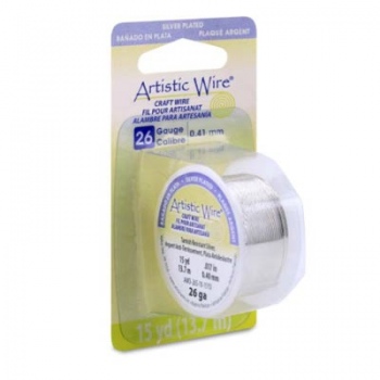 Filo Artistic Wire Argentato Diametro 0,40