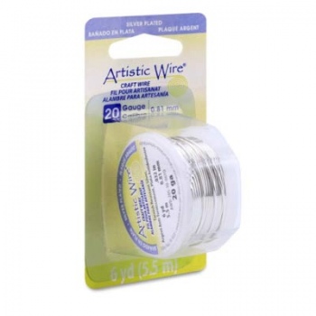 Filo Artistic Wire Argentato Diametro 0,81mm