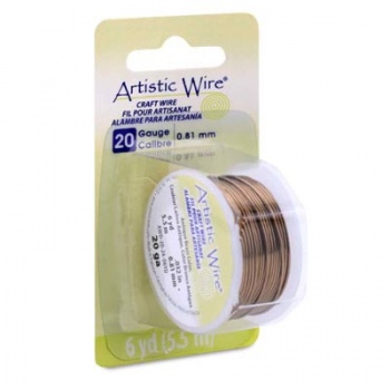 Filo Artistic Wire Antique Brass Diametro 0,81mm