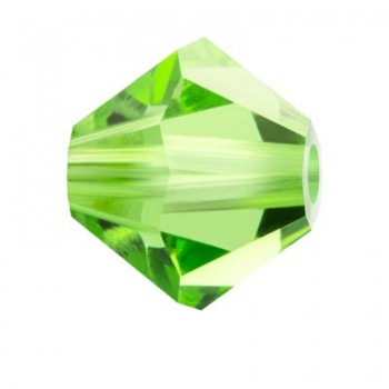 Bicono Preciosa  Peridot 4mm