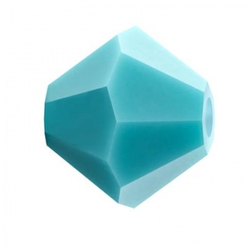 Bicono Preciosa  Turquoise 4mm