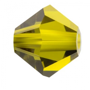 Bicono Preciosa Olivine 3mm