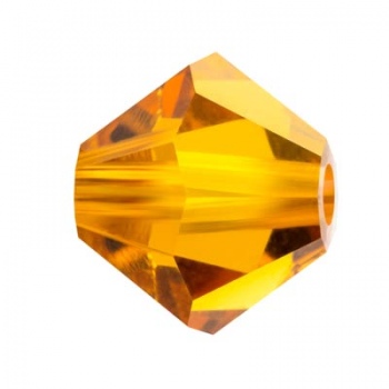 Bicono Preciosa Topaz 4mm