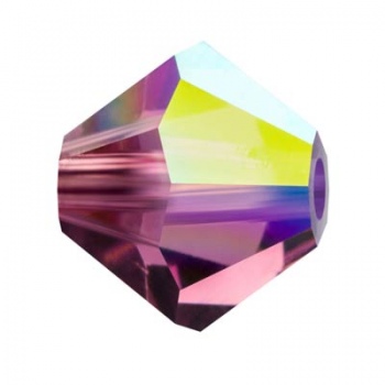 Bicono Preciosa Amethyst AB 4mm