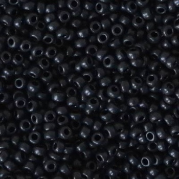 Perline Rocailles Miyuki 11/0 Semi-Matte Black