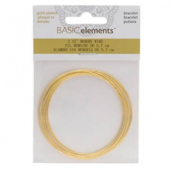 Bracciale Armonico Dorato 57mm Diametro Filo 0,6mm (12Giri)
