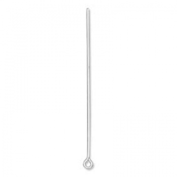 Chiodino Occhiello Argentato 50mm Diametro 0,73mm