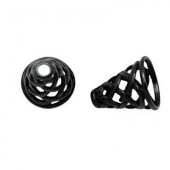 Cono Intrecciato Gunmetal 12mm