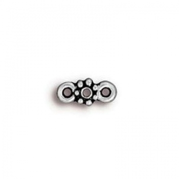 Link Argentato Anticato Con Distanziatore 5mm
