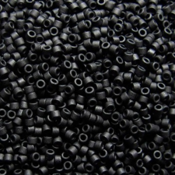 Perline Delica Miyuki 11/0 Matte Black