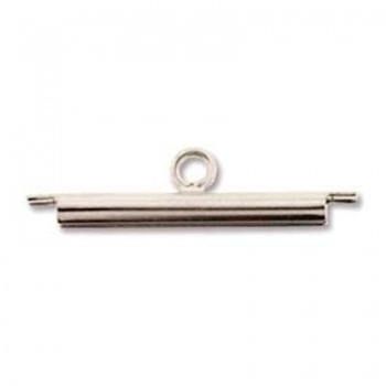 Terminale Fascia Per Tessitura Argentata 20mm