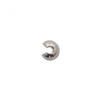 Coprischiaccini Argentati 4mm