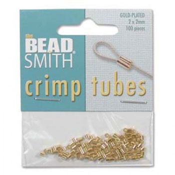 Schiaccini Tubo Dorati 2 mm