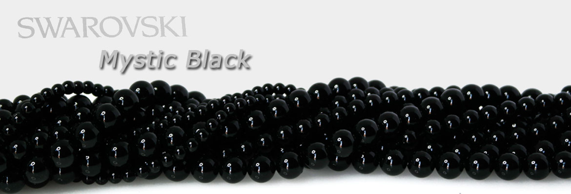 Perle Swarovski Mystic Black
